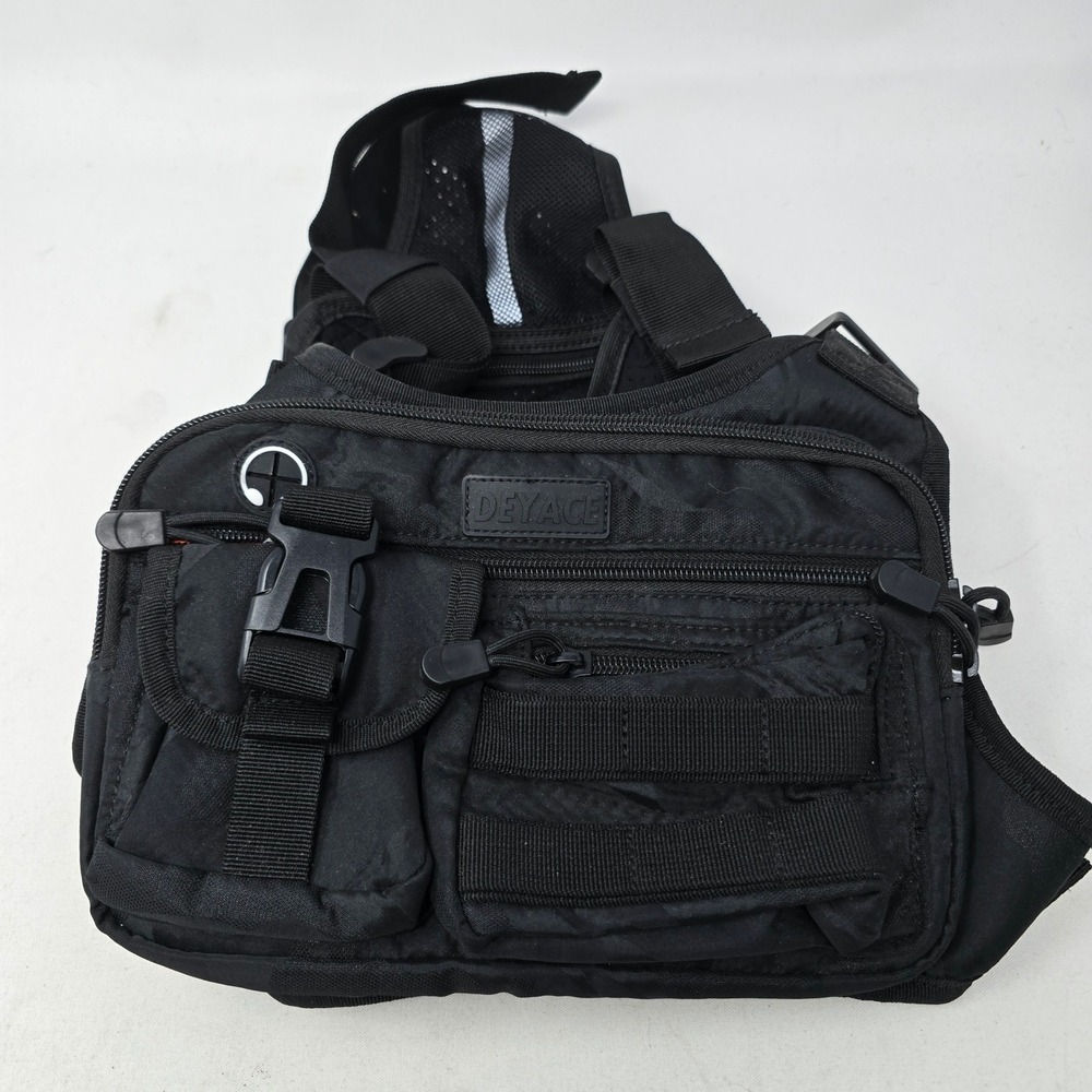 DEYACE Tactical Sports Chest Bag Pack Pouch - EDC, Utility, Adjustable,‎ Durable